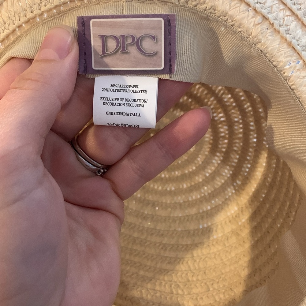 Straw floppy hat - Picture 3 of 4